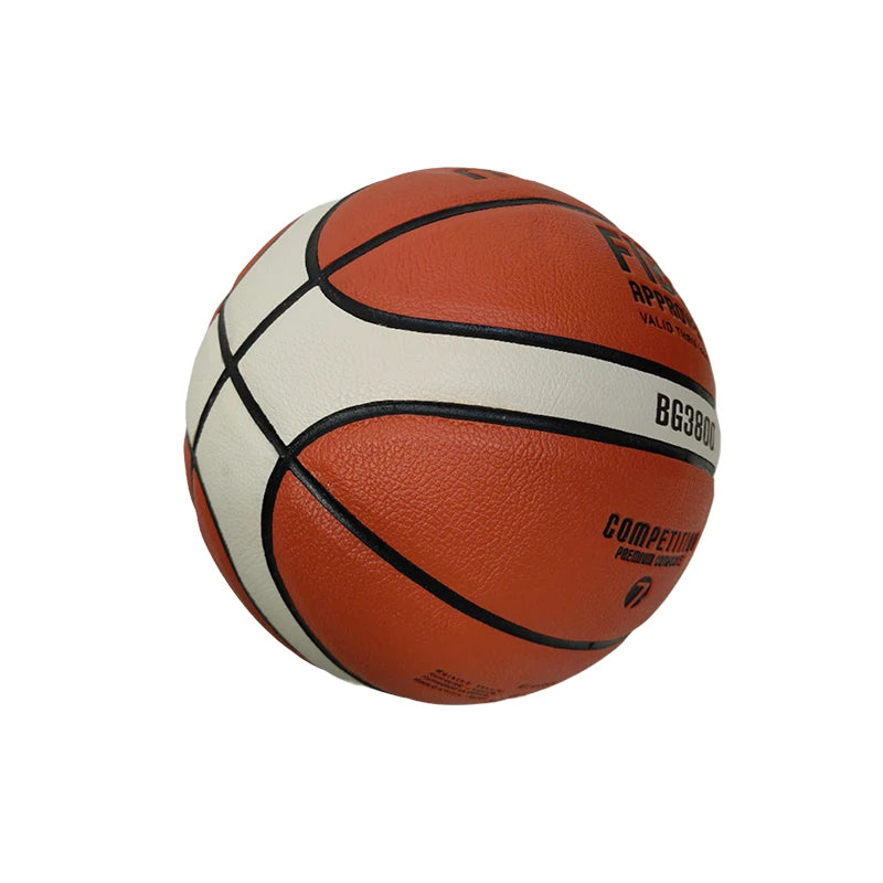 Ballon de Basketball Molten Taille 7 en PU pour l'extérieur et l'intérieur - Hommes, femmes, jeunes - Entraînement et match