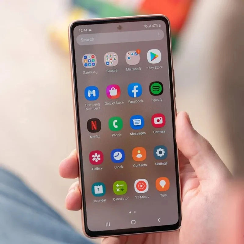 Téléphone intelligent Android reconditionné Samsung Galaxy A53 5G, écran 6,5 pouces, édition mondiale, double carte, huit cœurs, quatre caméras 64MP, 5000mAh, NFC