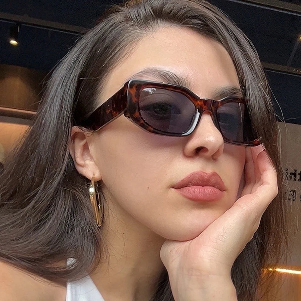 Ruiao 2026 neue schwarze klassische Retro Designer Marken Sonnenbrille mit konkaver unregelmäßiger dicker Fassung für Damen und Herren