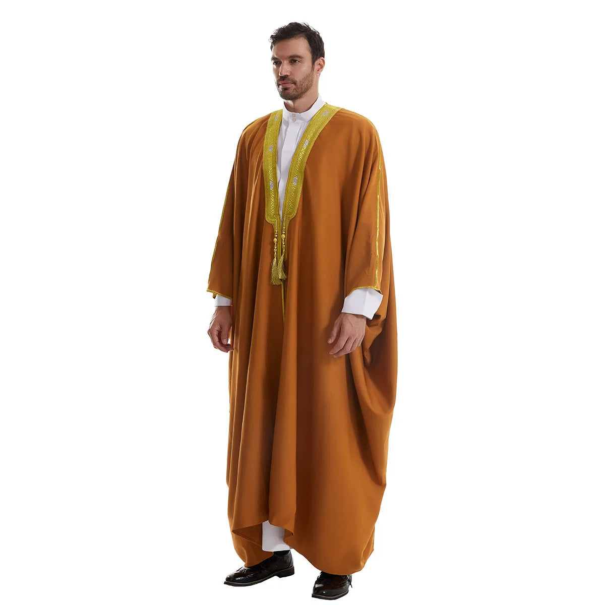 Eid Muslim Men Jubba Thobe Dishdasha Open Abaya Islamic Ramadan Cardigan Robe Saudi Arabic Musulman Caftan Dubai Djellaba