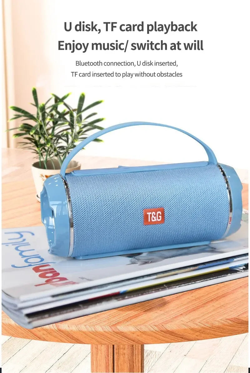 Kabelloser Subwoofer Tragbarer Bluetooth Lautsprecher Radio FM Wasserdichte Soundbox Musik Caixa De Som Coluna Blootooth Bass Hifi Bocina