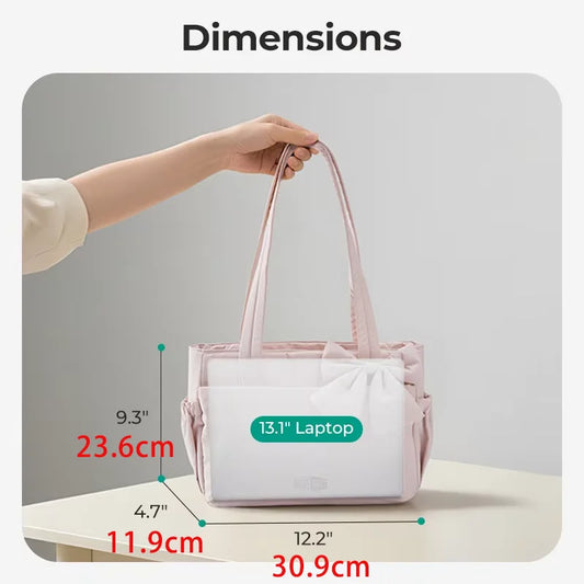 BAGSMART Vielseitige Reise-Tragetasche für Damen, Pendeltasche, mehrere Taschen, Umhängetasche, College-Schultasche, Schultertasche