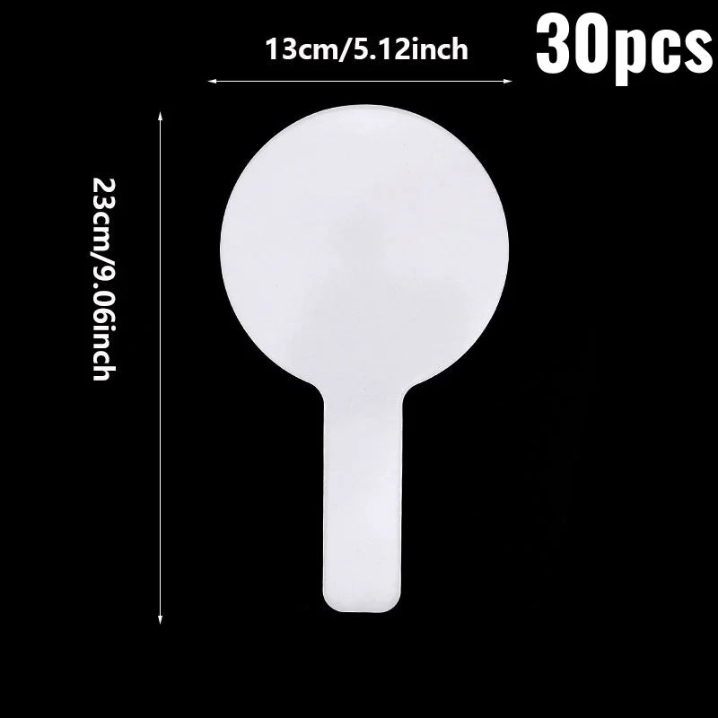 10/30PCS Answer Board Handheld Student Kids Whiteboards White Double Sided Small Game Props Melamine Reusable Whiteboard Child