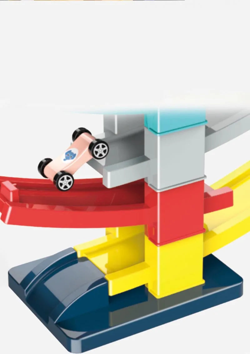 Race Track Car Ramp Toy Educational Game For Boys Children Racing Gliding Track Toys Puzzle Gliding Rail Car Park Toy