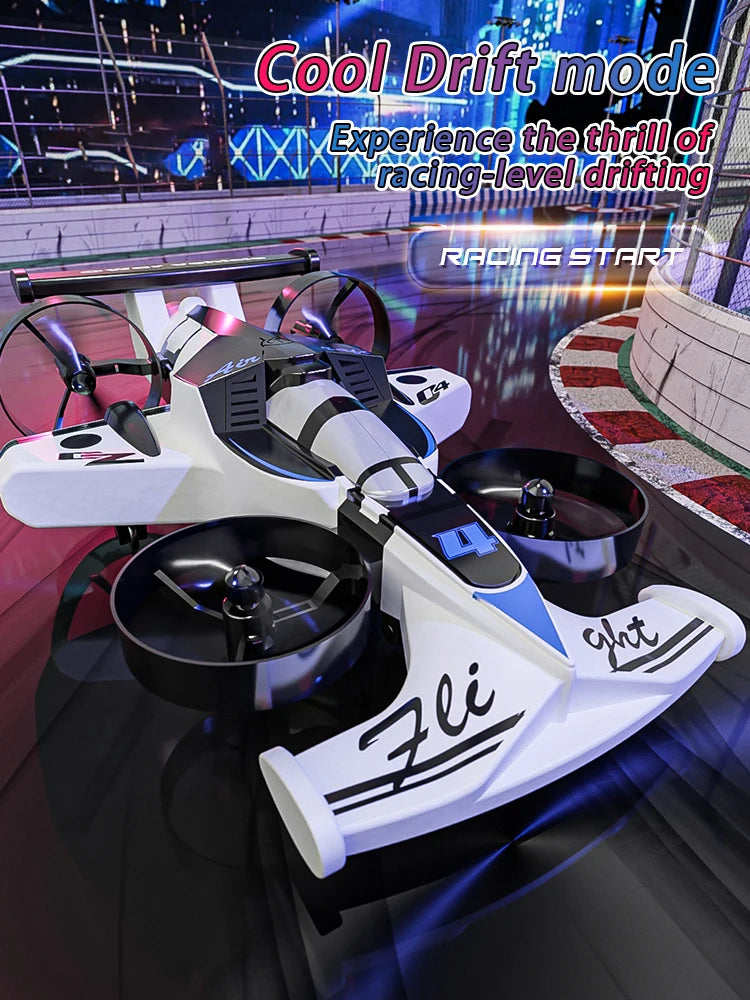 Neues ferngesteuertes Flugauto, Land- und Luft-Dual-Modus-Quadrocopter, Stunt-Drift-Auto, Weihnachtsgeschenk für Jungen