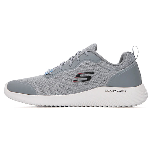 Skechers Men's Shoes Autum Sports Shoes Low-Top Comfortable Breathable Fashion Trendy Fitness Training Casual Running Shoes 232005-Gry