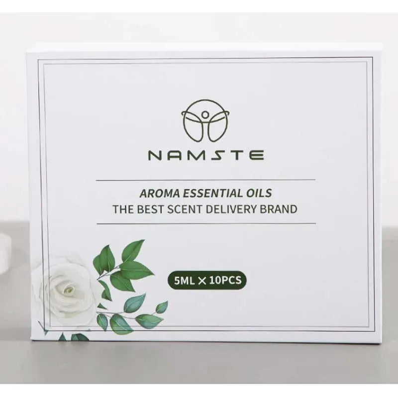 NAMSTE 5ML x 10 Hotel Perfume Essential Sets Oil Samples Set 100% PURE For Home Electric Aroma Diffuser Machine Air Humidifier