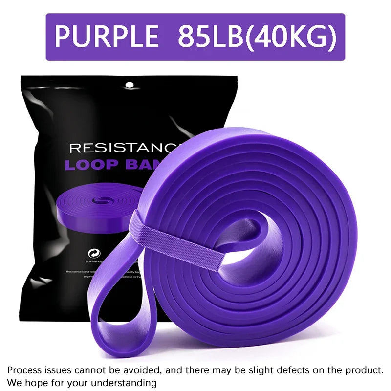 Ensemble de bandes de résistance robustes, en latex, élastiques pour Pilates, entraînement, fitness, aide aux tractions, musculation, exercice