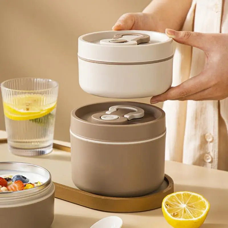 350ml/650ml Speisen-Thermobehälter, isolierter Suppenbecher, Thermoskanne, Edelstahl-Lunchbox, Thermobehälter, hält warm für Schulkinder