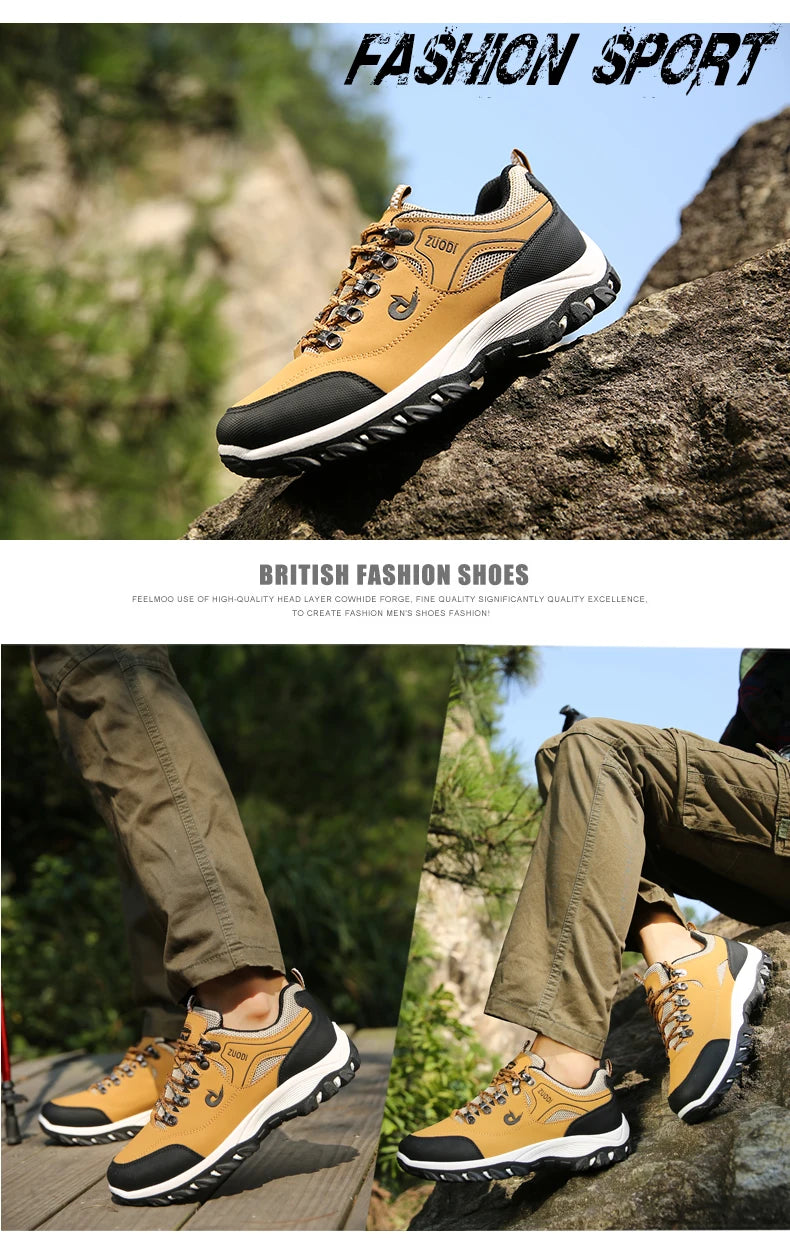 Chaussures de Randonnée pour Homme Camping Course Marche Jogging Baskets Bottes Imperméables Antidérapantes Chaussures de Sport Zapatos Hombre