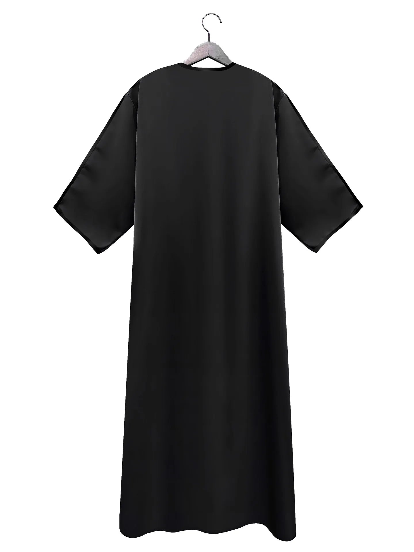Nouvelle Abaya Musulmane Homme 2026 Robe Islamique Saoudienne Caftan Longue Robe Homme Marocain Thobe Jubba Uni Décontracté Brodé Caftan