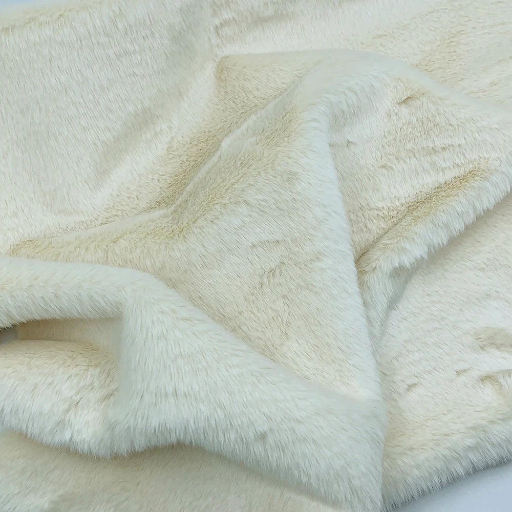 10mm Pile Length Fur Fabric Polyester Imitation Fur Fabrics Handmade DIY Encryption Thickening Fake Rabbit Hair Fur Plush Fabric