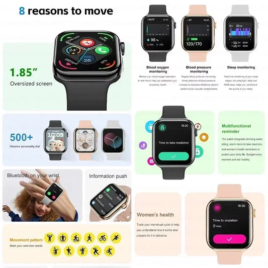 Neu 2026 Original Für Apple Watch X 10 Smartwatch Herren Körpertemperatur Bluetooth Anruf NFC GPS Sport Damen Smartwatch für Apple
