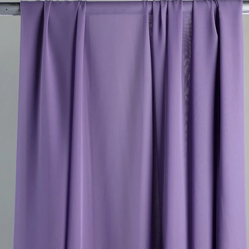 Tissu en mousseline pour robes, jupes, chemises, vêtements, décorations et projets de couture DIY, rose et violet