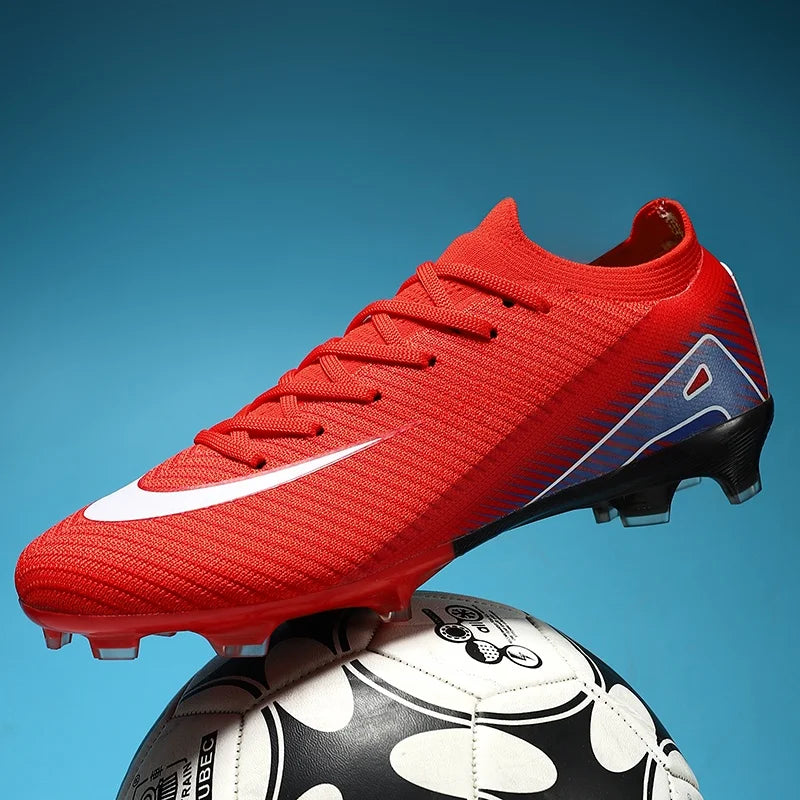 Nouvelles chaussures de football d'extérieur pour hommes Crampons de football Match Entraînement TF/FG Gazon Cheville Crampons longs Sport Haute qualité à succès