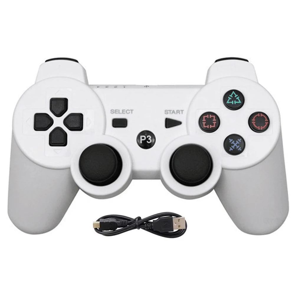 Controller für Playstation 3/PS3/PC/Android Konsolen Drahtloses BT Gamepad 6-Achsen-Gyro Dual-Motor-Vibrationsschock Gaming-Joystick