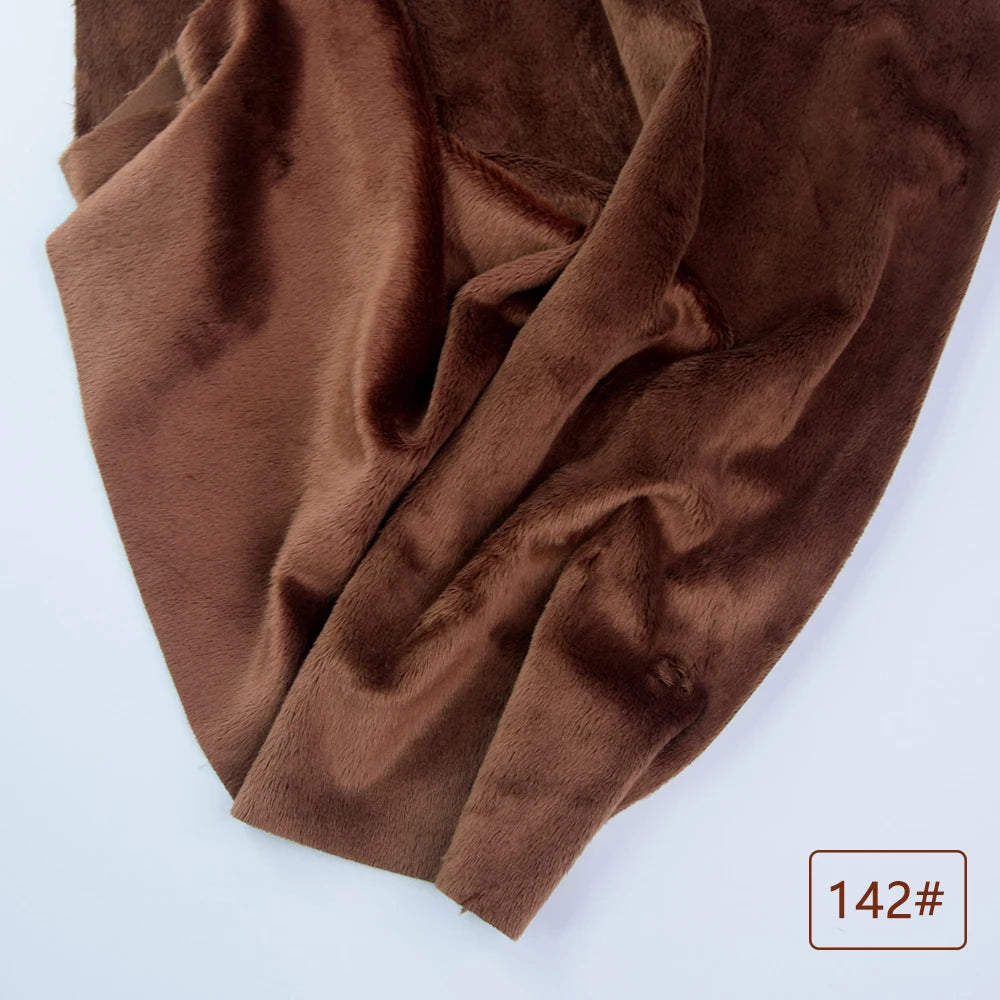 5mm plush fabric sales non elastic 45x50cm short hair plush fabric artificial fur polyester fiber DIY plush mink fabric