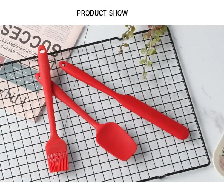 Lot de 6 spatules en silicone, de qualité alimentaire, antiadhésives, résistantes à la chaleur, pour cuisiner, pâtisser et mélanger