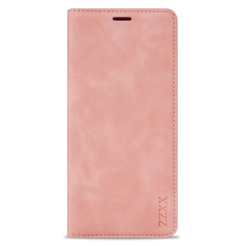 Wallet Skin Friendly Flip Leder Hülle für Samsung Galaxy S26 Ultra S25 Edge S24 Plus S23 FE A15 A16 A17 A26 A35 A36 A54 A55 A56