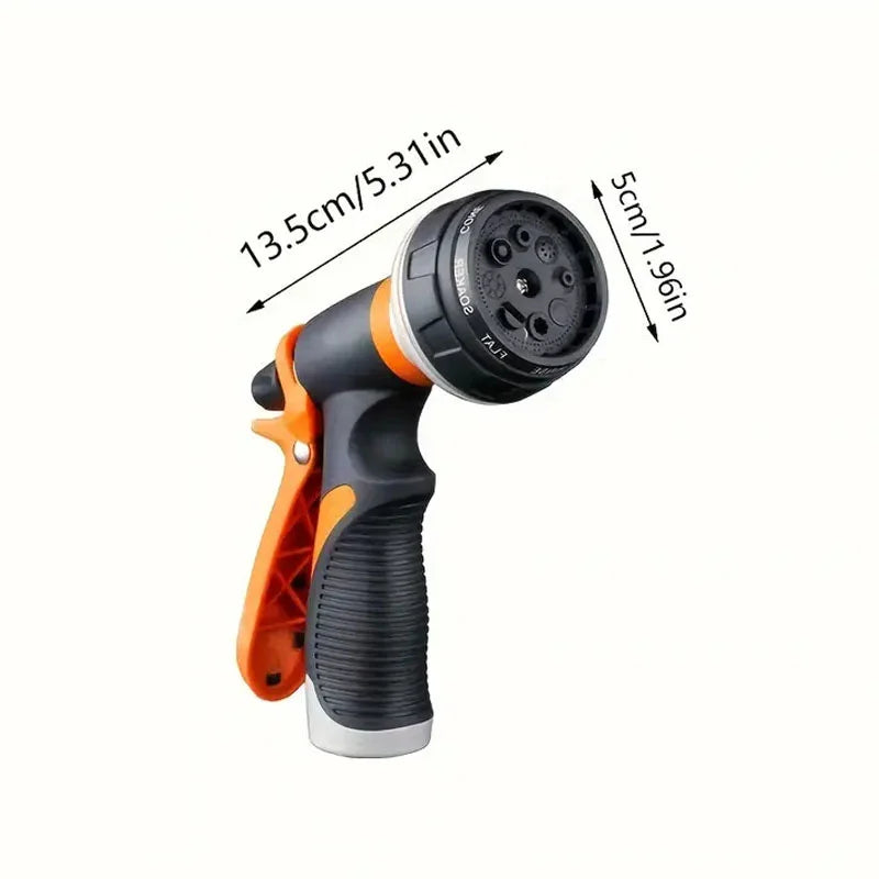 Ausziehbarer Magischer Gartenschlauch 3/4 Zoll Hochdruck Autowaschgerät mit Anschluss Sprühdüse Keine Knicke für Draußen