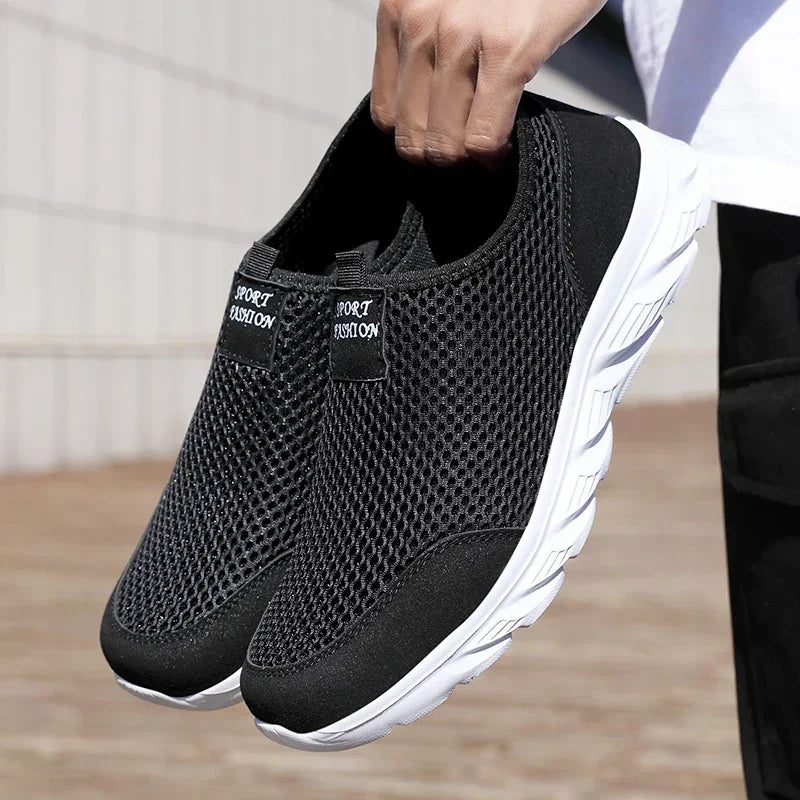 Nouvelles Chaussures de Course pour Hommes Chaussures de Sport Respirantes Légères Tendance Été en Maille Respirante pour Hommes Grandes Tailles 38-47