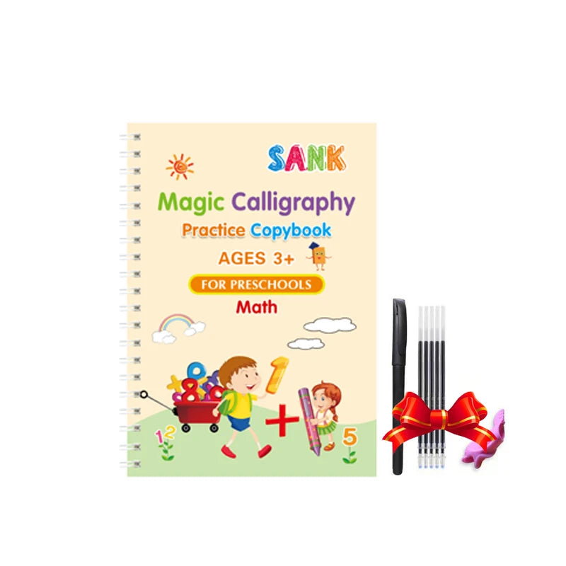 Sank Magic Practice Deutsch Übungsbuch Stift Spanisch Kalligraphie Für Kinder Kostenloses Abwischen Englisch Französisch Wiederverwendbares Schreiblernbuch Kostenloser Versand