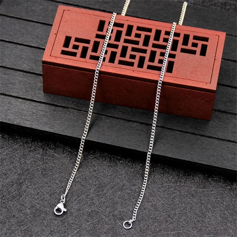 Großhandel 925er Sterlingsilber 2MM 16-30 Zoll Gliederketten-Halskette, passend für Anhänger, modisches Geschenk für Männer und Frauen, Schmuck-Accessoires