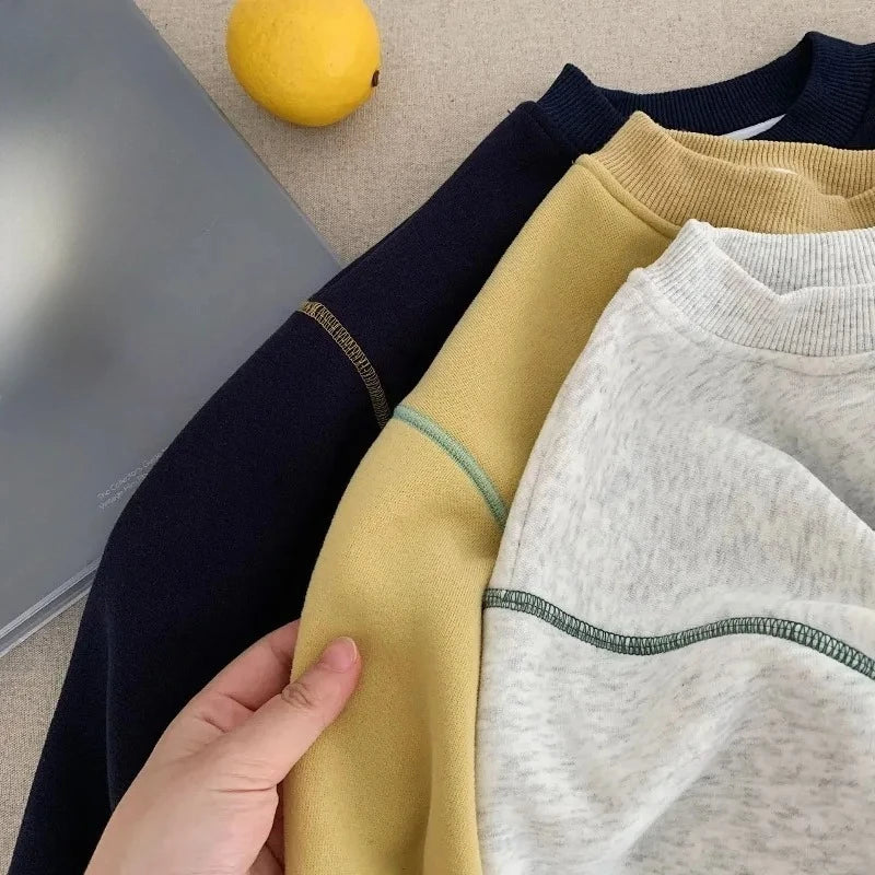 Sweat-shirt Enfant 2025 Printemps Automne Garçons Imprimé Lettre Hauts Tout-petits Enfants Chandails Décontractés Bébés Hoodies