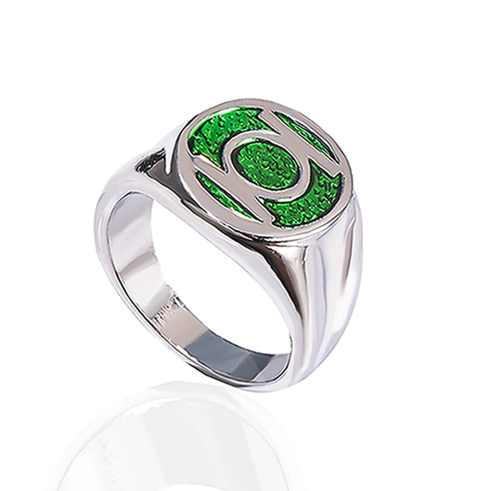 Catuni Movie Green Fashion Lantern Ring Schmuck Geschenke Accessoires für Herren Fans Party