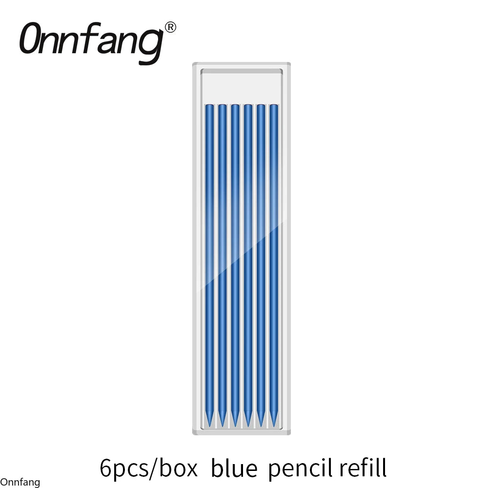 Hot 2.8mm Marking Mechanical Pencil Solid Carpenter Scriber Carpenter Scriber with Sharpener for Woodworking Drawing Stationery