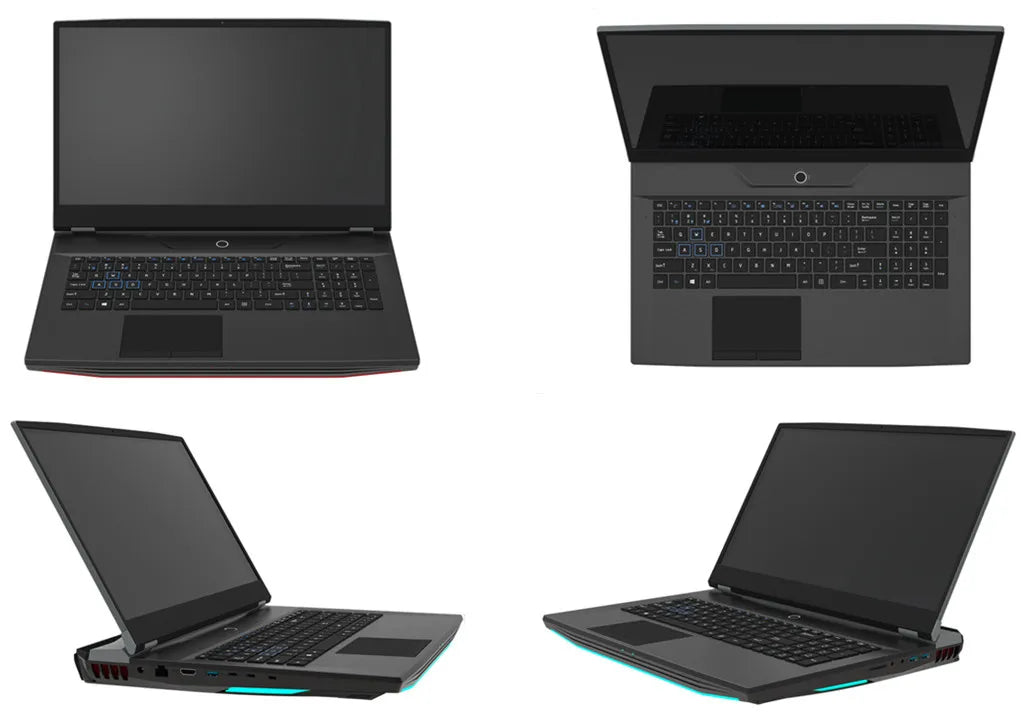 Ordinateur portable de jeu FHD IPS de 17,3 pouces Intel i7-10750H Max GTX1650 Windows 10 PRO 32 Go 1 To SSD Notebook Gamer PC