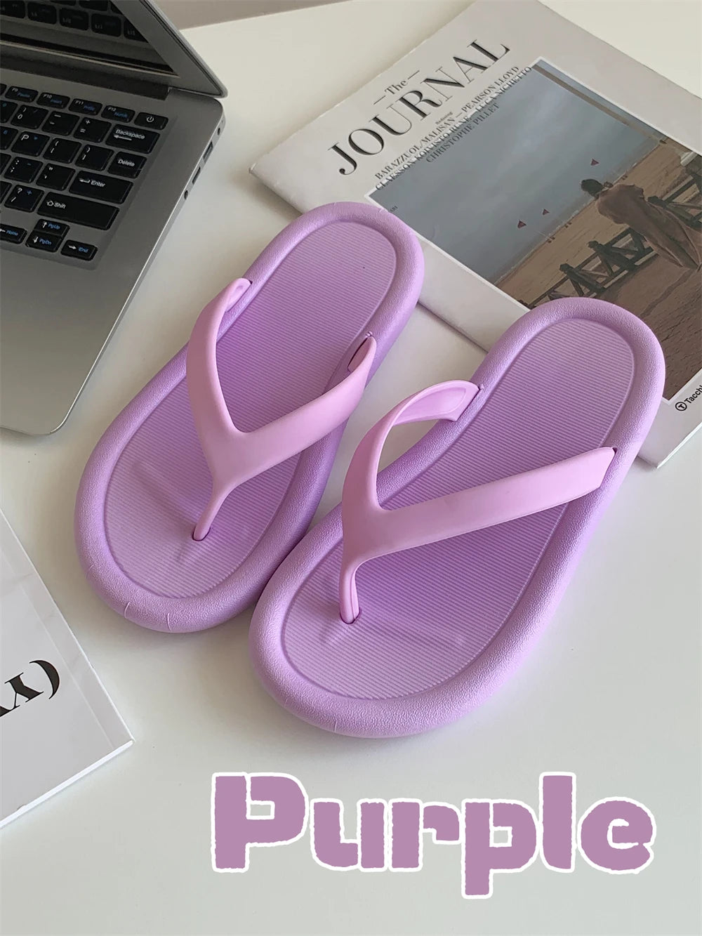 XIXITIAO Women's Flip-flops Summer Sandals for Women Fashion Soft Summer Outdoor Beach Shoes New Arch Support Recovery Slippers