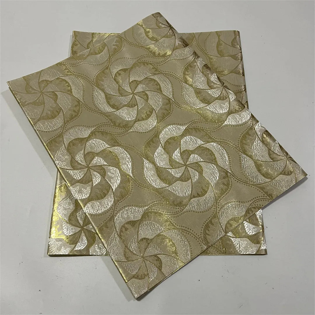 LUXURY 3D Swiss GELE Gandmaster African Multi Sego Headtie 1pcs/Bag, 2025 Nigeria Sego Head Tie Wrapper For Sew Wedding ASO EBI
