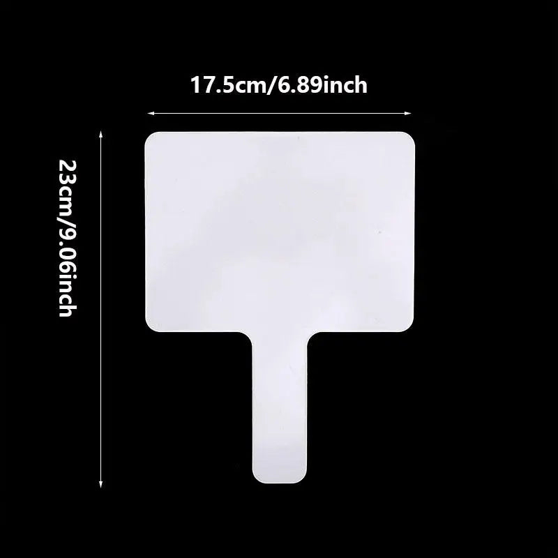 10/30PCS Answer Board Handheld Student Kids Whiteboards White Double Sided Small Game Props Melamine Reusable Whiteboard Child