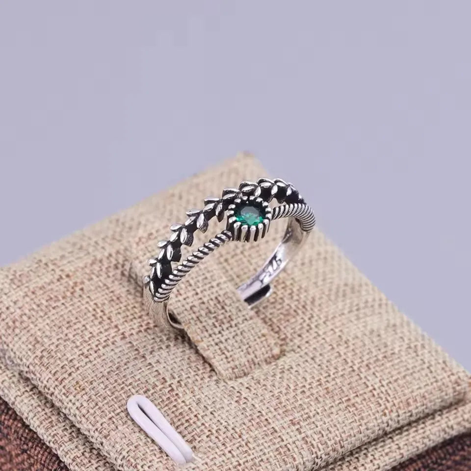 VENTFILLE 925 Sterling Silver Irregular Design Wave Golden Stackable Finger Rings Trendy Adjustable For Women Gifts Dropshipping