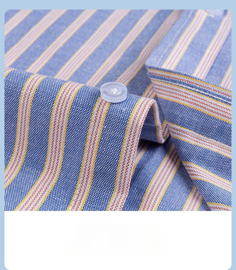 Chemises Oxford à manches longues en 100 % coton pour homme, grandes tailles 8XL, coupe ajustée, unies ou rayées, pour le bureau, couleur blanche, tenues professionnelles