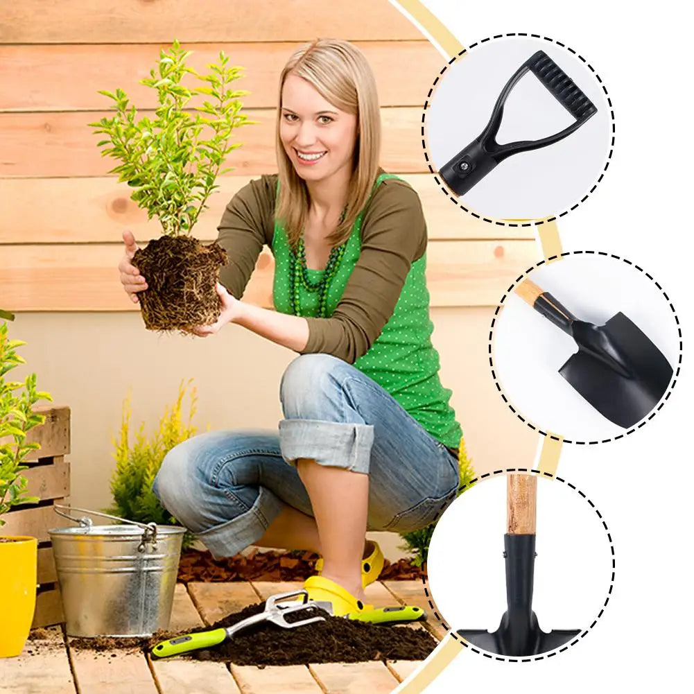 Pelle à bêcher 36/50.5cm, bêche en acier au manganèse, petite pelle pour enfants, pelle de jardin étanche et antirouille pour plage, camping, extérieur