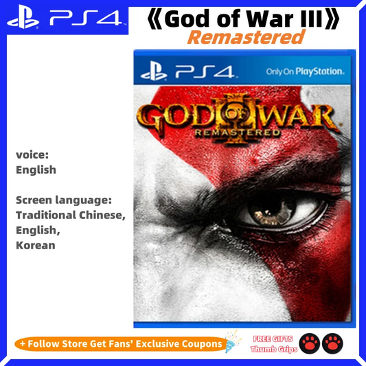 Sony Playstatio4 Genuine New Game CD God of War III Remastered PS4 Playstation4 Game Card SONY Ps4 Games God of War III Remasted