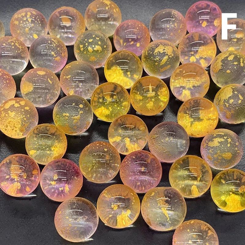 50 Stück 12mm Glasmurmeln Kugeln Charms Kugelautomat Hausdeko für Aquarium Vase Spielzeug für Kinder