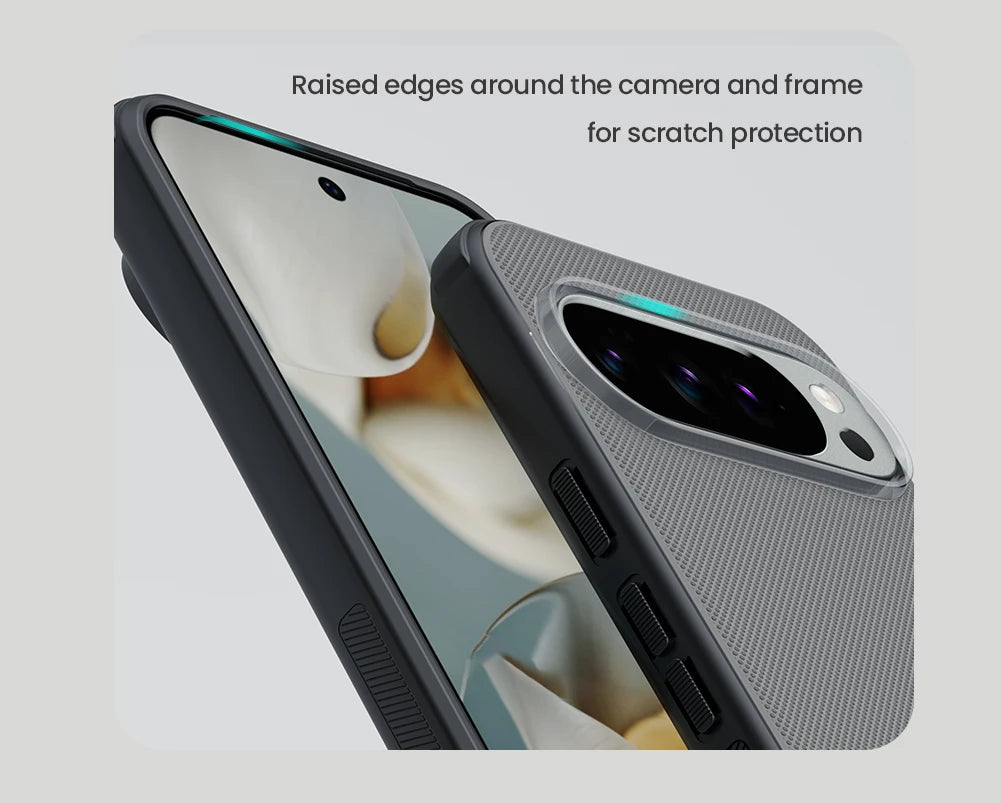 Nillkin für Google Pixel 10 Pro XL/10 Pro/10/9 Pro XL/9 Pro/9 5G Hülle weicher Rahmen Hüllen Kameraschutz 360 voll matt funda
