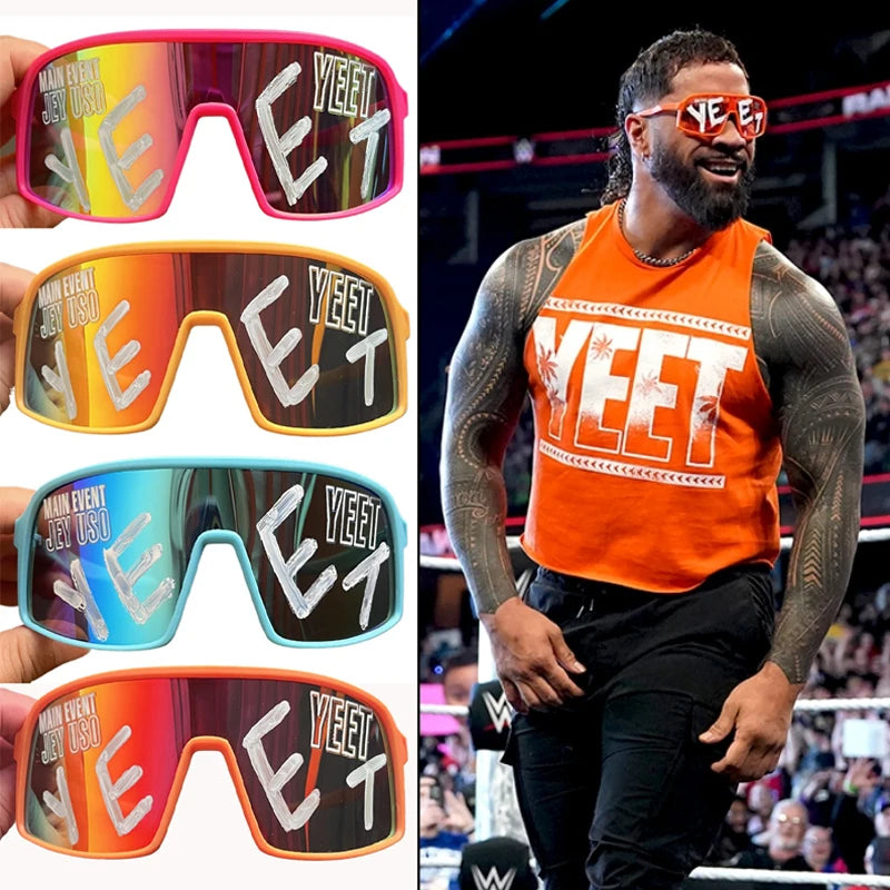 Jey Uso Yeet Sport Sonnenbrillen Kinder Brillen Blue Bloodline USOS Seltene Farben Sonnenbrille Eyewear Geschenk