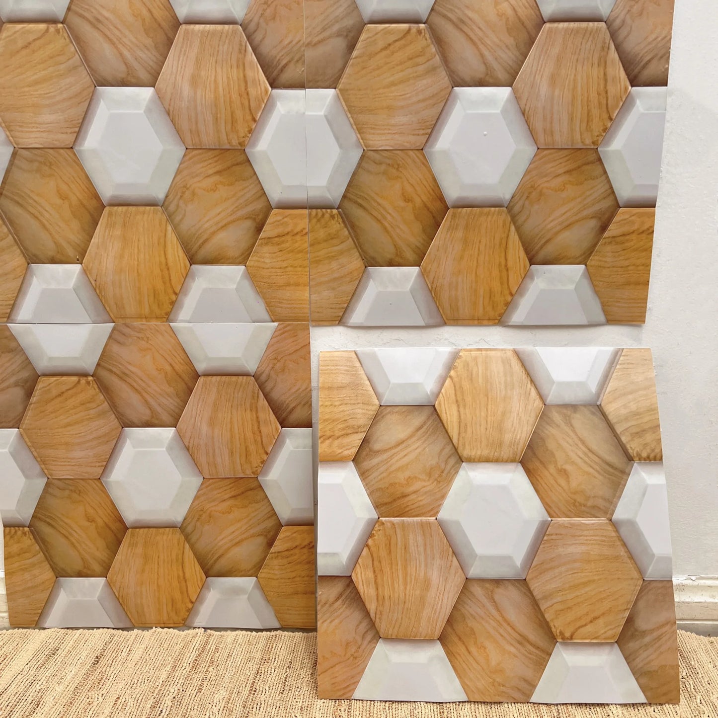 10/20Pcs Peel and Stick Tile Backsplash Thicker Design Marble Tiles 12"X12" Stick on Backsplash Self Adhesive Tiles for Any Room