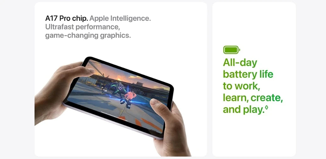 IPad Mini 7 A17 Pro 8,3 pouces 128 Go/256 Go/512 Go WiFi Cellulaire Touch ID, eSIM, CPU 6 cœurs, GPU 5 cœurs, Neural Engine 16 cœurs d'origine.