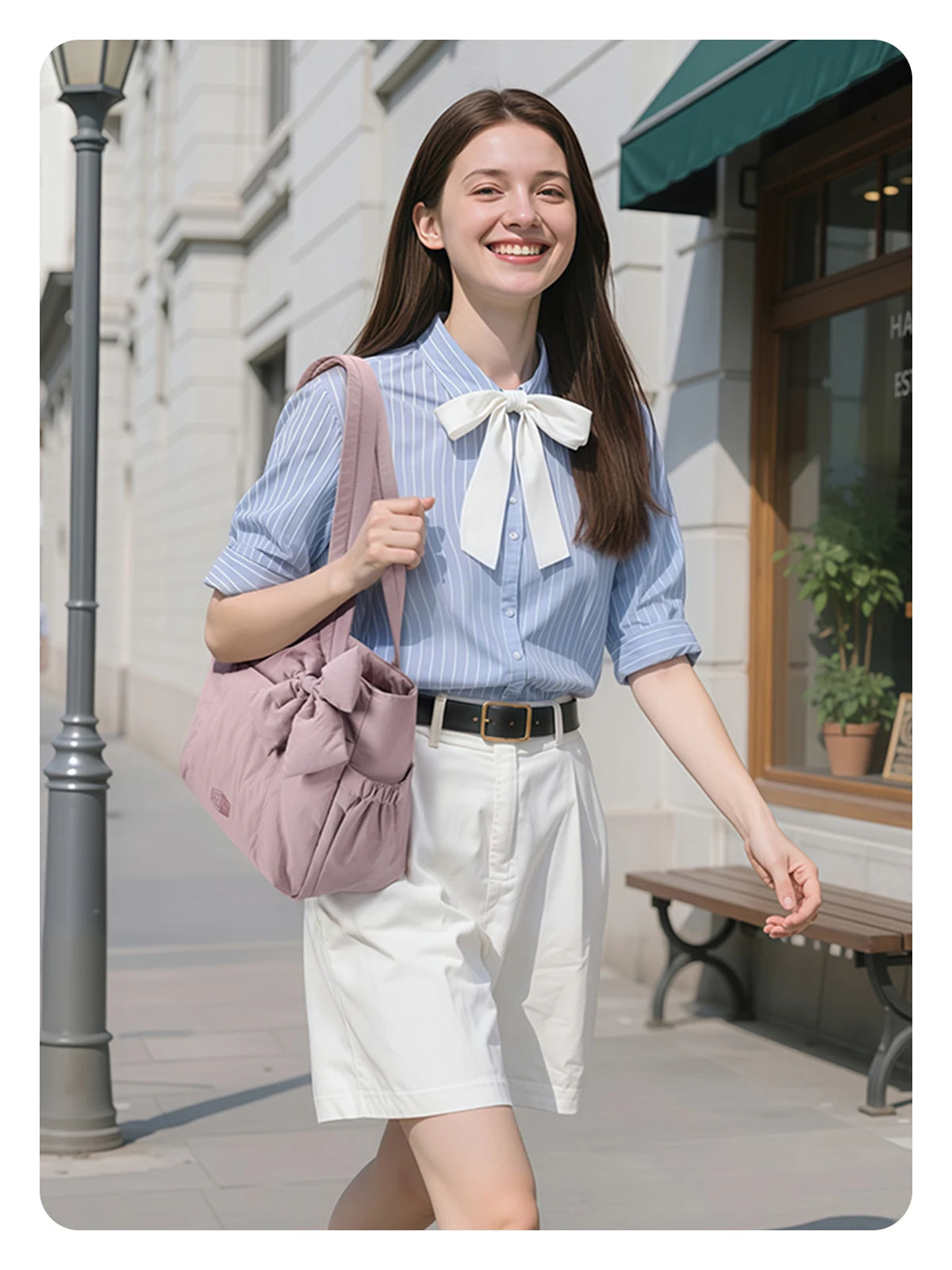 BAGSMART Vielseitige Reise-Tragetasche für Damen, Pendeltasche, mehrere Taschen, Umhängetasche, College-Schultasche, Schultertasche