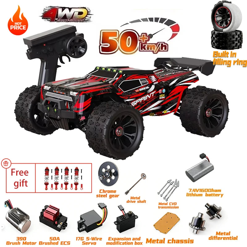 SG116MAX SCY9522 1:16 High Speed Drift Racing 80KM/H Brushless Motor 4WD 9522PRO 50KM/H RC Car Off Road Car Toys For Kid Gift