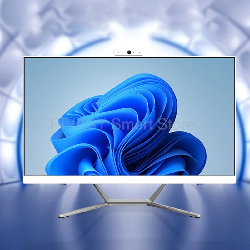 23.8 Inch New Ultra-Thin All-in-One Desktop PC FHD IPS 1920*1080 75Hz Convenient Support Wall-Mountable tv for Home Business