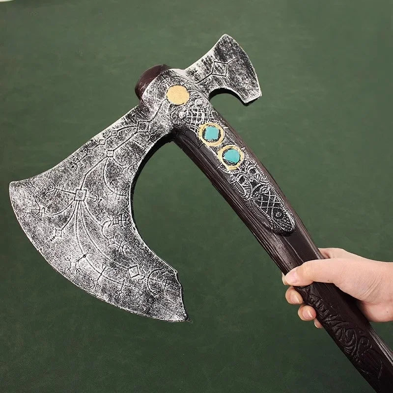 92cm Kratos Axe Katana Athena Leviathan Blade of Chaos Sword God of War 4 Cosplay Prop Real Size Japanese Katana Samurai Sabre
