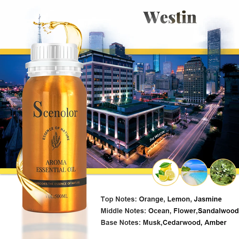 500ML Hotel Room Fragrance Diffuser for Home Air Freshener Scenting Device Air Purifier Humidifier Car Essential Oil Refil