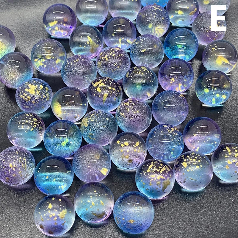 50 Stück 12mm Glasmurmeln Kugeln Charms Kugelautomat Hausdeko für Aquarium Vase Spielzeug für Kinder