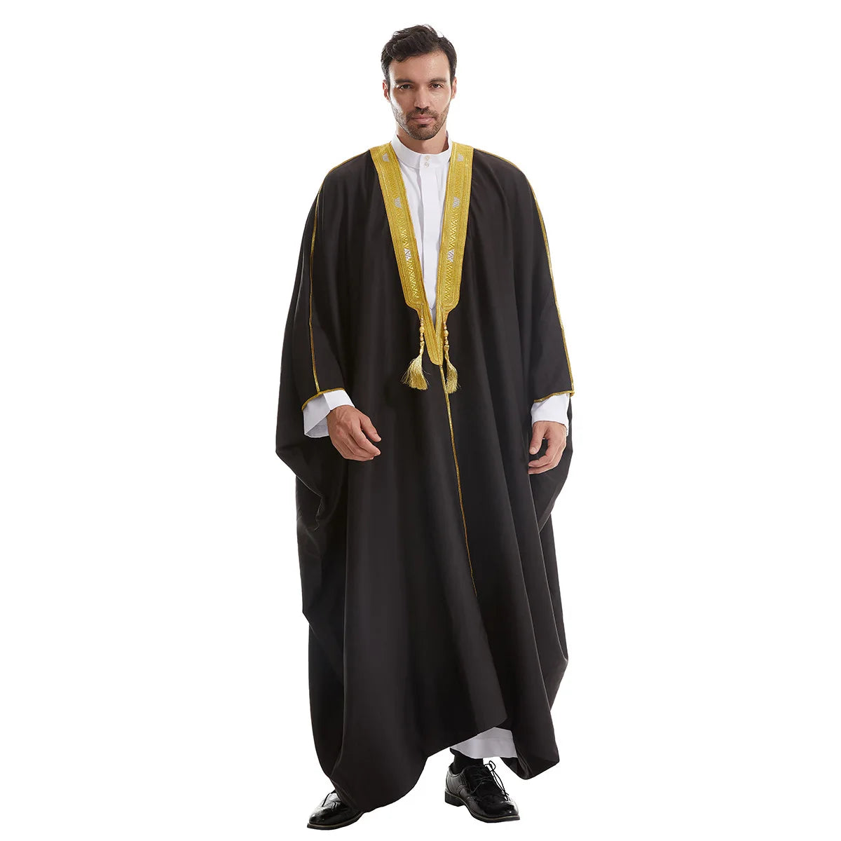 Eid Muslim Men Jubba Thobe Dishdasha Open Abaya Islamic Ramadan Cardigan Robe Saudi Arabic Musulman Caftan Dubai Djellaba